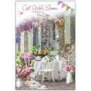 GREETING CARDS,Get Well 12's Floral Garden