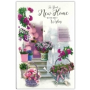 NEW HOME CARDS, 12's Floral Stairway (Was 0.85)