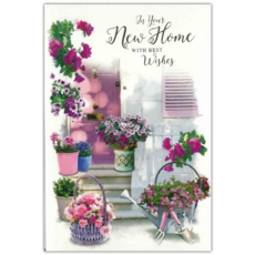 NEW HOME CARDS,12's Floral Stairway (Was 0.85)