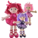 DOLL,Plush Ballerina 40cm 3 Assorted