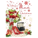 XMAS CARDS,Mum 6's Flowers & Shoes