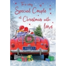 XMAS CARDS,Special Couple 6's Sports Car