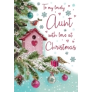 XMAS CARDS,Aunt 6's Birdhouse & Robins