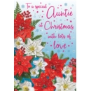XMAS CARDS,Auntie 6's Poinsetta