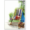 GREETING CARDS,Blank 6's Garden Deck Chair