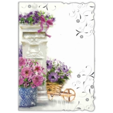 GREETING CARDS,Blank 6's Floral