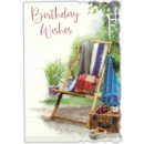 BIRTHDAY CARDS,6's Garden Deck Chair