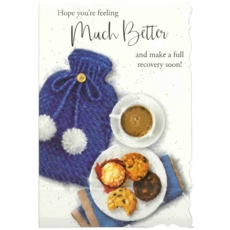 GET WELL CARDS,6's Tea & Biscuits (Was 1.15)