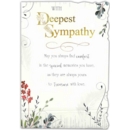 GREETING CARDS,Sympathy 6's Floral Text