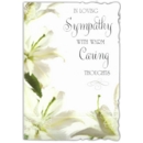 SYMPATHY CARDS, 6's Lilies