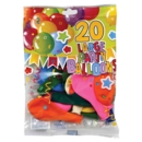 BALLOONS,Large Party, 20's 10" Asst Col. H/pk