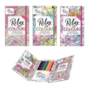 ADULT COLOURING,Travel Set with Colouring Pencils CDU