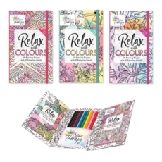 ADULT COLOURING,Travel Set with Colouring Pencils CDU