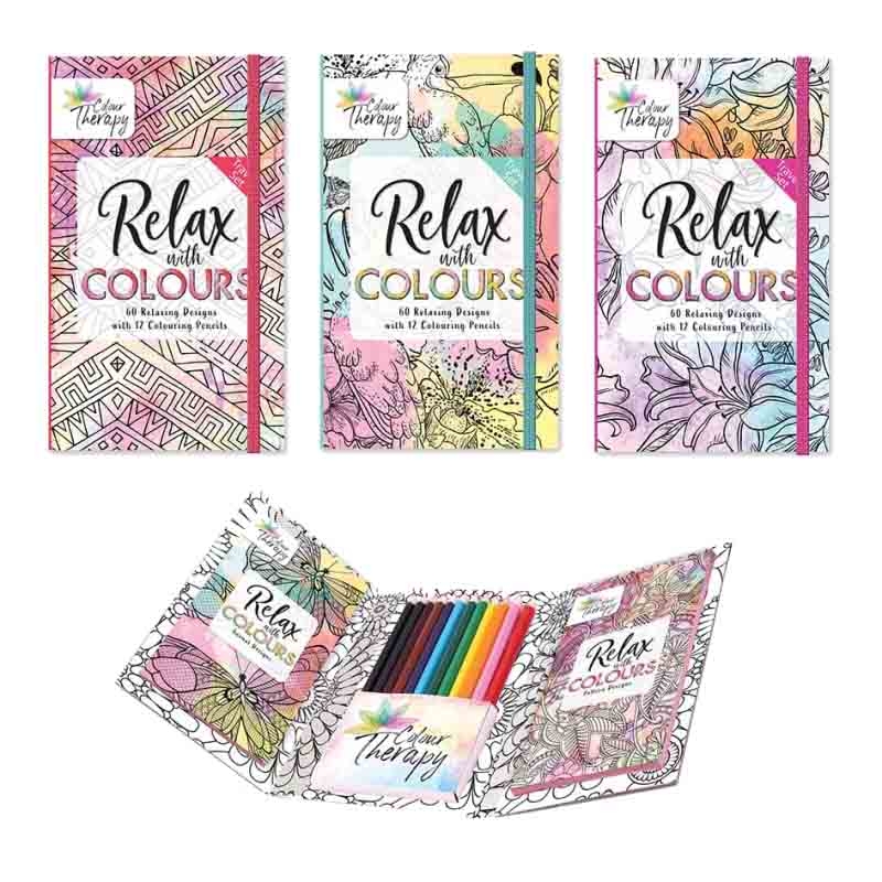ADULT COLOURING,Travel Set with Colouring Pencils CDU