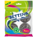 TOUGH SCOURERS, 4pc Stainless Steel, H/pk.   B2224