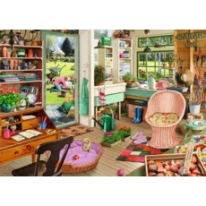 JIGSAW,1000pc.My Haven No.8; The Garden Shed (Ravensburger)