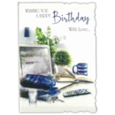 GREETING CARDS,Birthday 6's Working from Home (Was 1.15)