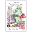 GREETING CARDS,Get Well 6's Riverside Garden