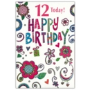 GREETING CARDS,Age 12 Female 12's