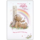 GREETING CARDS,Sister 12's Teddy Bear & Balloons