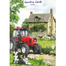 GREETING CARDS,Birthday Tractor & Collie 6's