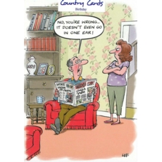 BIRTHDAY CARDS,6's In One Ear