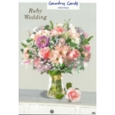 ANNIVERSARY CARDS,Ruby 6's Floral