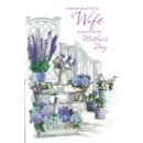 MOTHER'S DAY CARDS,Wife 6's Floral Vases