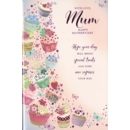 MOTHER'S DAY CARDS,Mum 6's Cupcakes