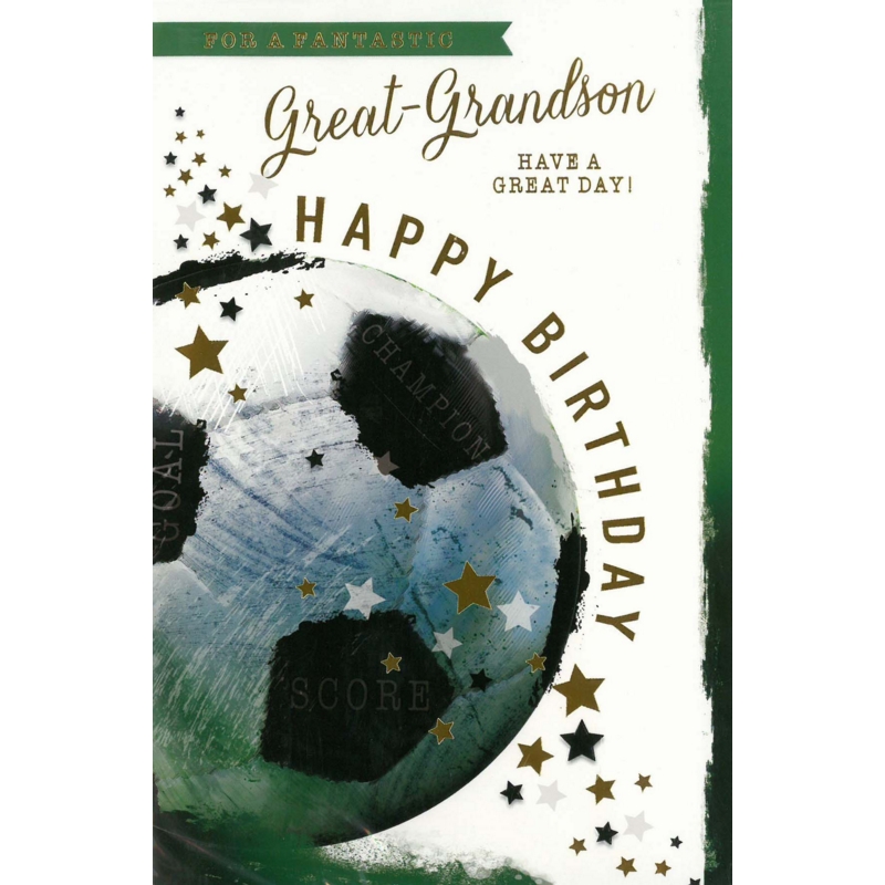 BIRTHDAY CARDS,Great Grandson 6
