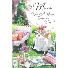 BIRTHDAY CARDS,Mum 6's Garden Seating (Was 1.10)