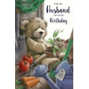 BIRTHDAY CARDS,Husband 6's Teddy Gardening (Was 1.10)