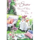 BIRTHDAY CARDS,Sister 6's Garden Seating (Was 1.10)