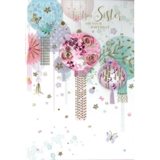 ISABEL'S GARDEN,Sister 6's Floral Lanterns (Was 1.70)