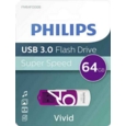 USB 3.0 FLASH DRIVE 64GB Super Speed,Vivid Philips I/cd