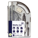 MATHS SET,Clear Case with Handle