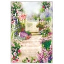 GREETING CARDS,Get Well 12's Floral Garden Path
