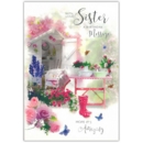 GREETING CARDS,Sister 12's Floral Garden Path
