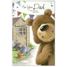 BIRTHDAY CARDS,Dad 6's Teddy Bear Man Cave (Was 1.10)