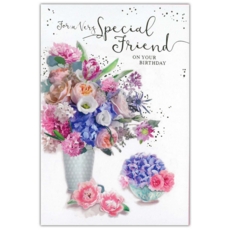 SPECIAL FRIEND CARDS, 6's Floral Vases (Was 0.87)