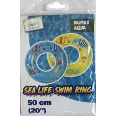 SWIM RING,Sea Life 20in H/pk