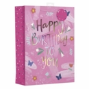 GIFT BAG,Female Birthday Text (Extra Large)