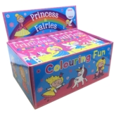 COLOURING BOOK,Mini Fun,64pg, Fairies/Princess (Was 1.25)