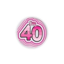 MEGA BADGE,40 Today Female