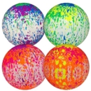 PAINT EFFECT DECORATED BALL 9in. 4 Asst.Cols