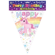 BUNTING,Happy Birthday Unicorns