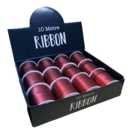 RIBBON COP,Red Satin Finish 10mm x 10M         ED-COP-RD
