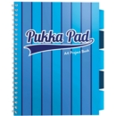 PROJECT BOOK,Pukka,A4 Vogue Twin Wire Pink/Blue 200pg