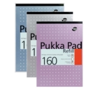 REFILL PAD,Metallic,Pukka A4 80gsm Ft. & M 160pg