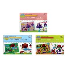 CRAFT 4 KIDS,Felt Picture Play Set 3 Asst. H/pk